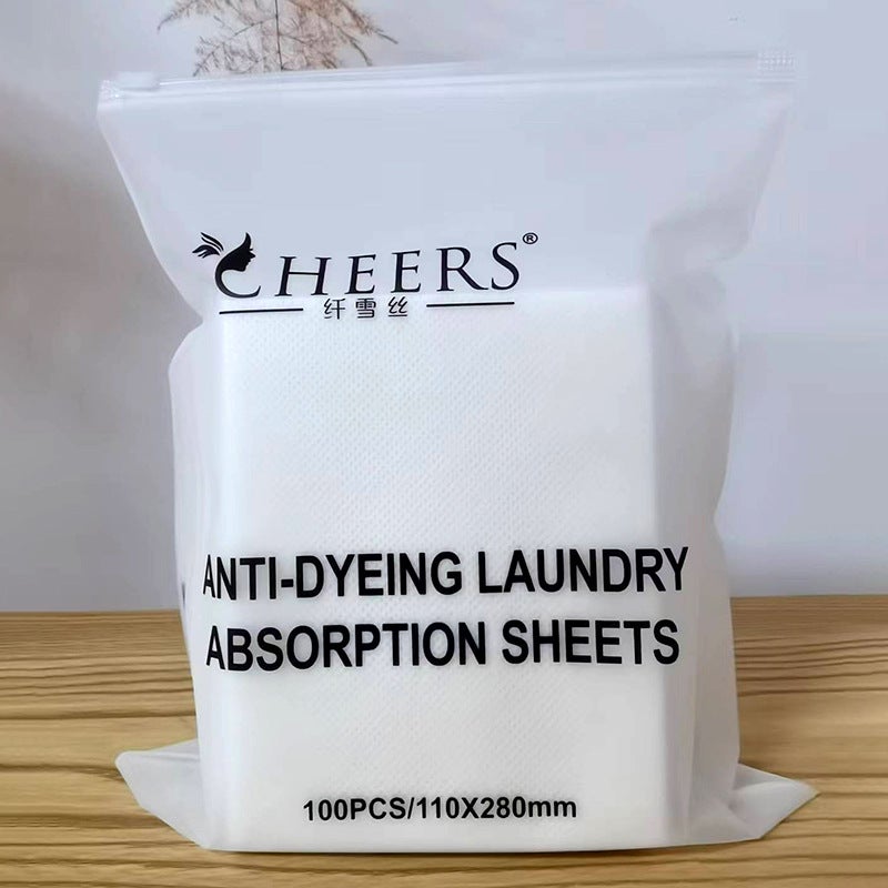 Color-Absorbing Sheets To Prevent Color Bleeding, Laundry Sheets, Clothes Color-Absorbing Paper, Anti-Dyeing Color-Absorbing Master Sheets, Household Clothing Cleaning Paper - Image 1